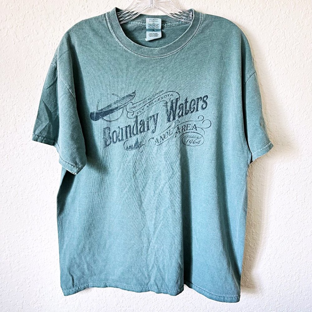 Ely Minnesota Boundary Waters Canoe Area Gildan Ultra Cotton T-Shirt L
